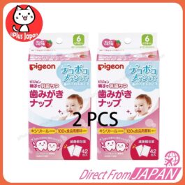 Pigeon Japan Baby Toddler Tooth Care Infant Tooth Wipes Strawberry flavor 42 Sheets X 2 PCS